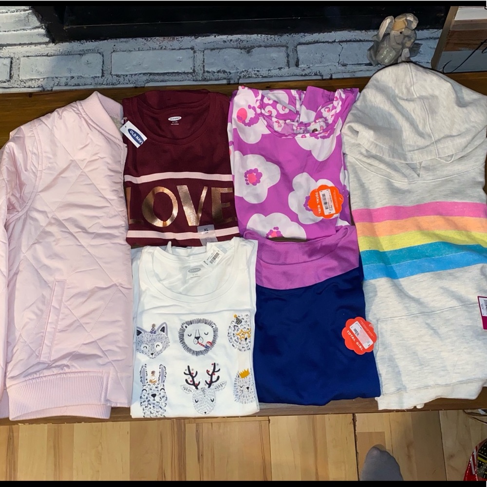 Pink Bomber jacket and tops bundle